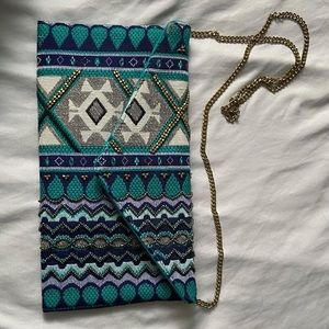 Beaded western purse